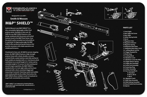 S&W M&P shield Handgun Mat Tekmat *DNR*