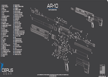 AR10 Schematic Rifle ProMat Grey